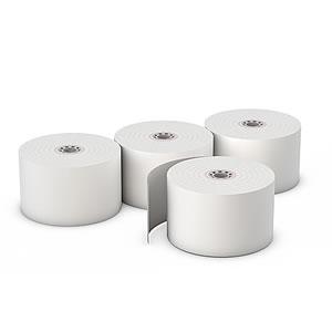 44mm x 150' Blended Bond Receipt Paper, 10 Rolls/Case