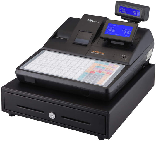 HK SYSTEMS HK-7200 Electronic Cash Register (Flat Keyboard) - ACBM Tech