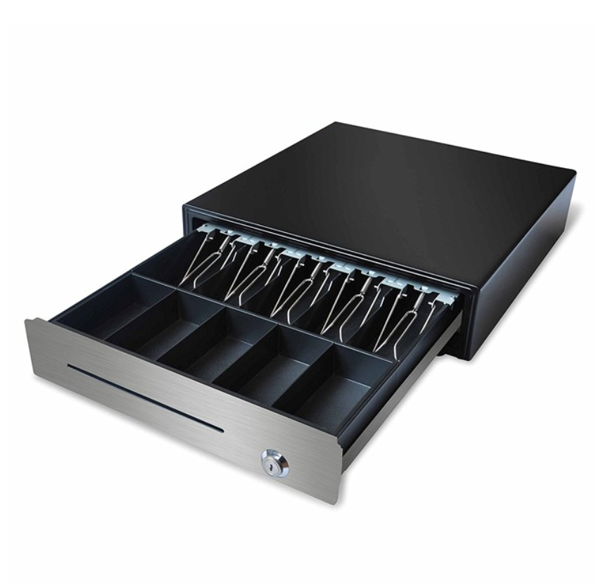 HK Systems D41PBU 16" Heavy Duty Cash Drawer w/ Stainless Steel Front