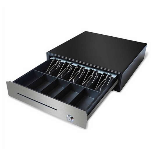 HK Systems D41PBU 16" Heavy Duty Cash Drawer w/ Stainless Steel Front