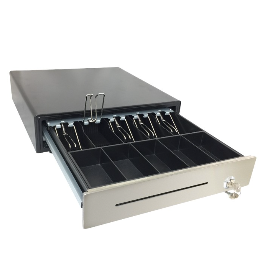 HK Systems D41PBU 16" Heavy Duty Cash Drawer w/ Stainless Steel Front