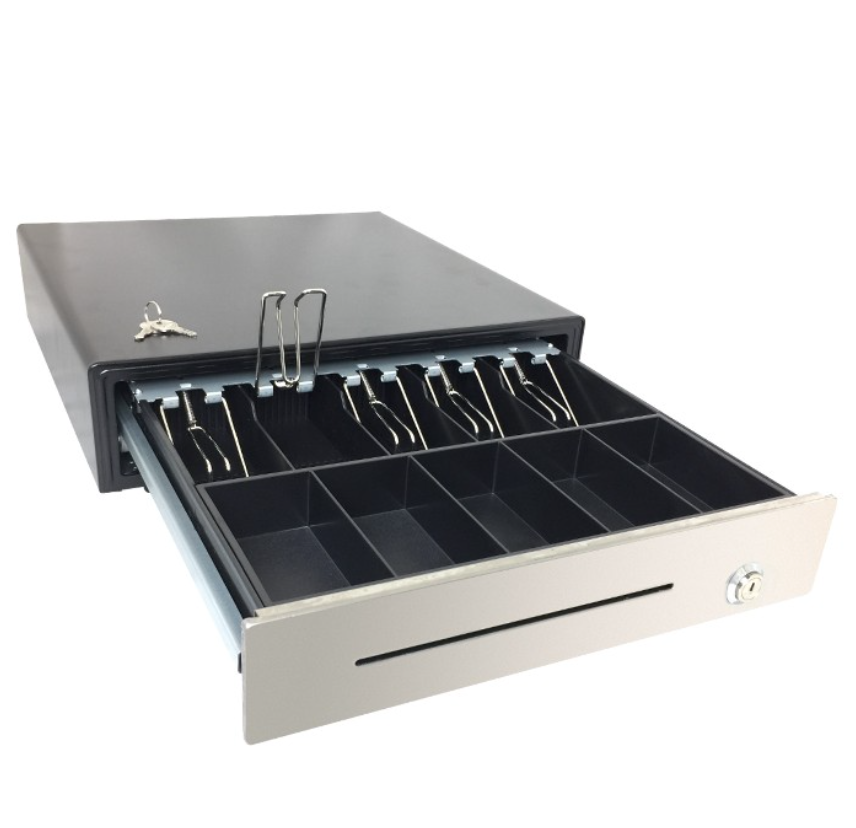 HK Systems D41PBU 16" Heavy Duty Cash Drawer w/ Stainless Steel Front