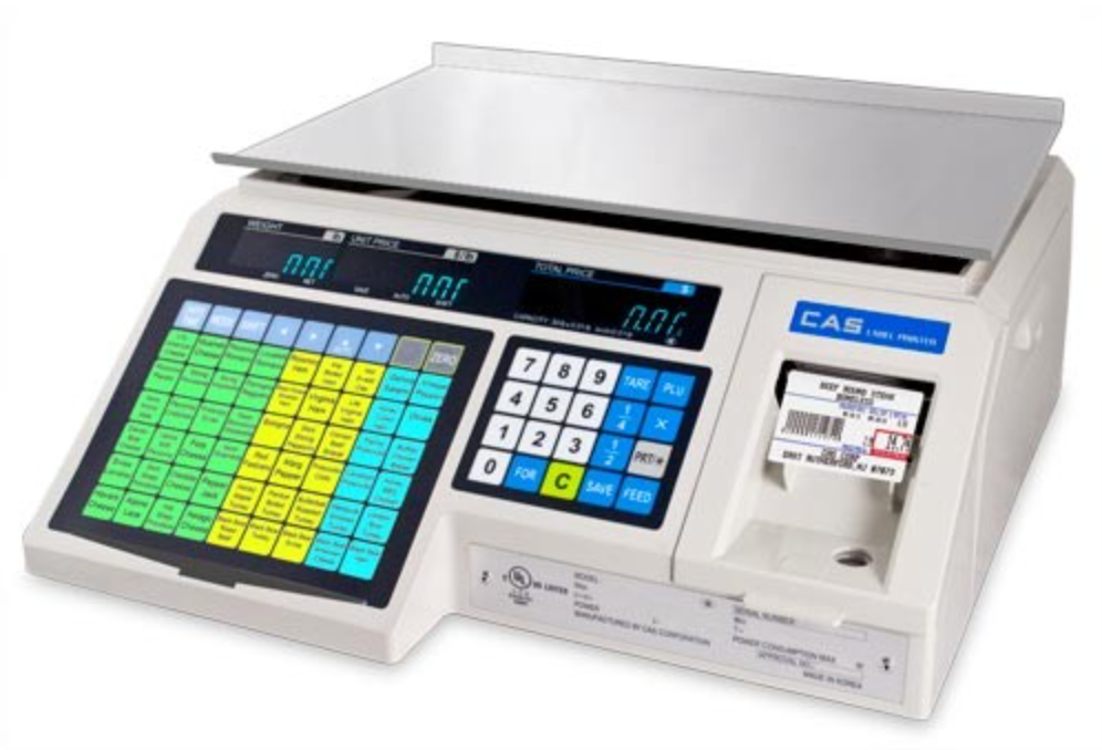 CAS LP-1000N Series Label Printing Scale