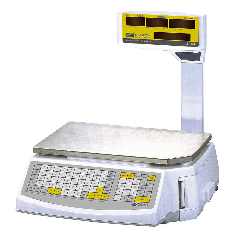 Easy Weigh LS-100 Price Computing & Label Printing Scale