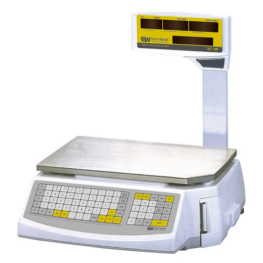 Easy Weigh LS-100 Price Computing & Label Printing Scale