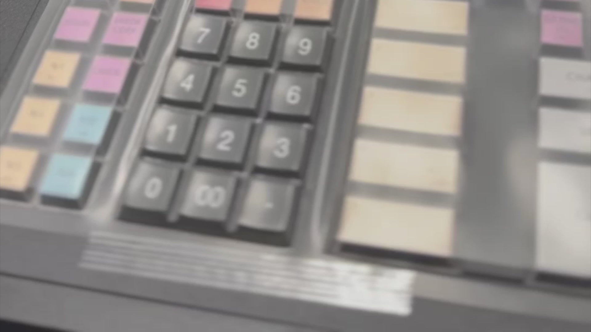 Load video: Transaction being made using a HK-7200 Series Cash Register