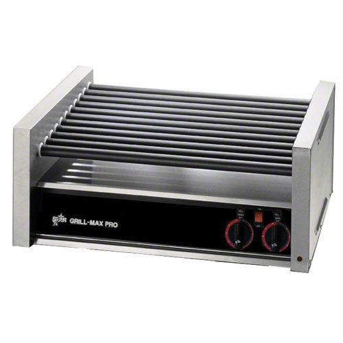 Star 45C Grill-Max 45 Hot Dog Electric Slanted Roller Grill with Chrome Rollers - 120V (Used)