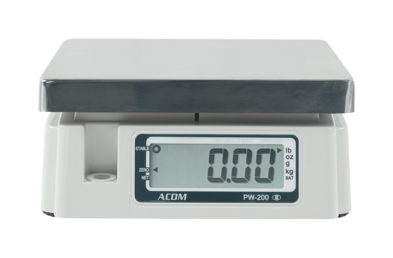 ACOM PW-200K Weigh  Portion Control Scale Commercial Weight Scales –  Restaurant Equipment Supply