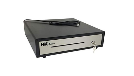 HK Systems D41SBU - POS 16" Heavy Duty Cash Drawer w/ Stainless Steel Front
