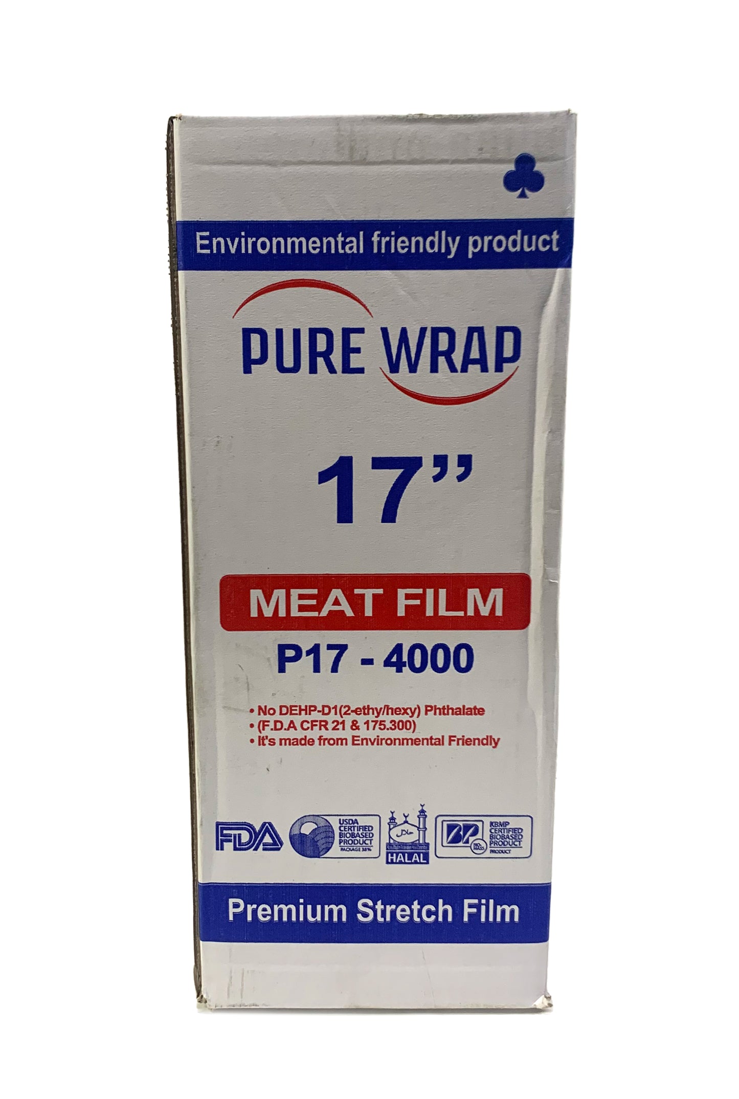 Foodservice/Meat Wrapping Plastic Film - 17" x 4000'