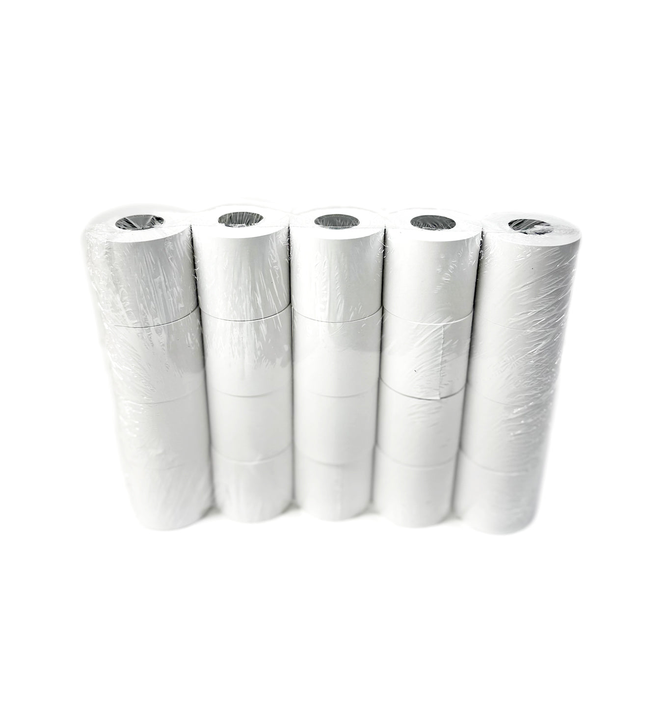 1 15/16" x 2 1/8" NCR 19D Single Ply Paper, 20 Rolls/Pack
